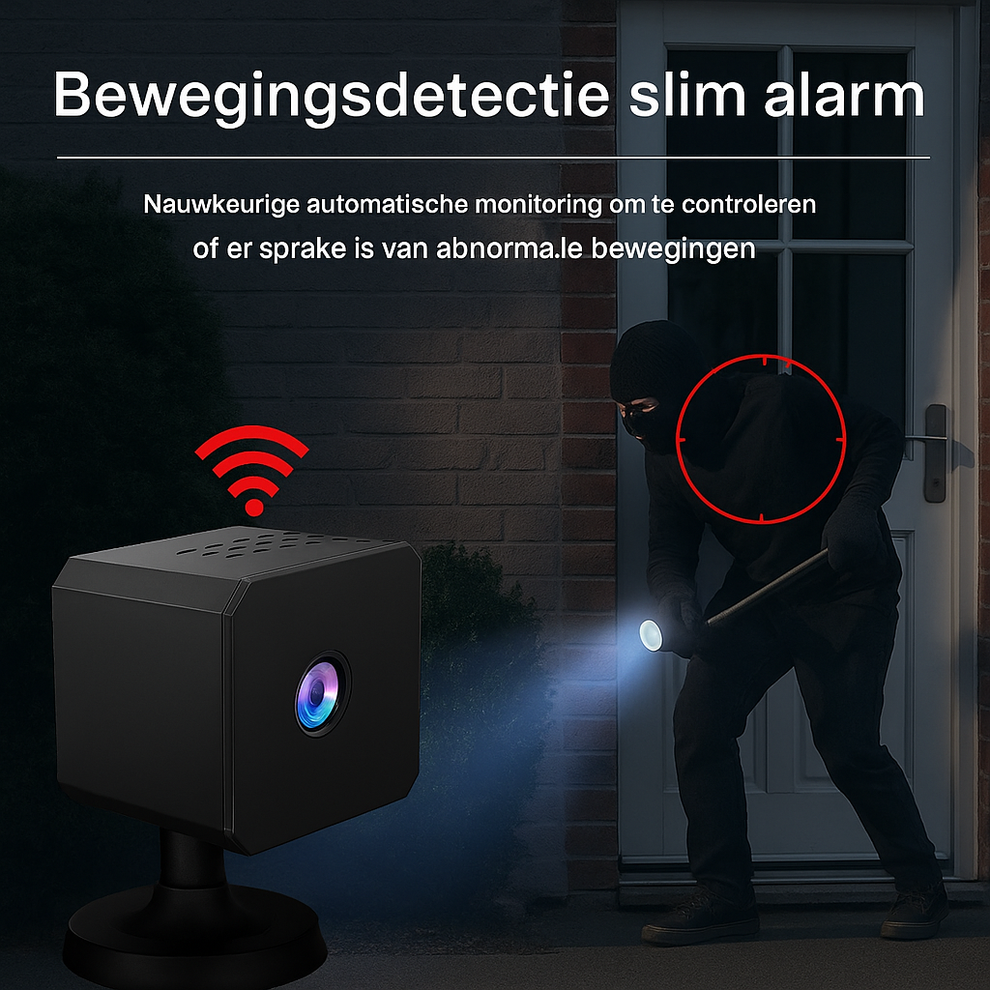 GuardCam Pro™ | Altijd beveiligd – zelfs zonder internet of stroom