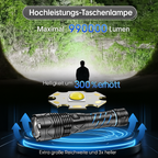 Onverwoestbare militaire tactische zaklamp