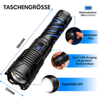 Onverwoestbare militaire tactische zaklamp