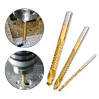 Compleet Kit met 6 Gegradueerde Titaanboorkoppen