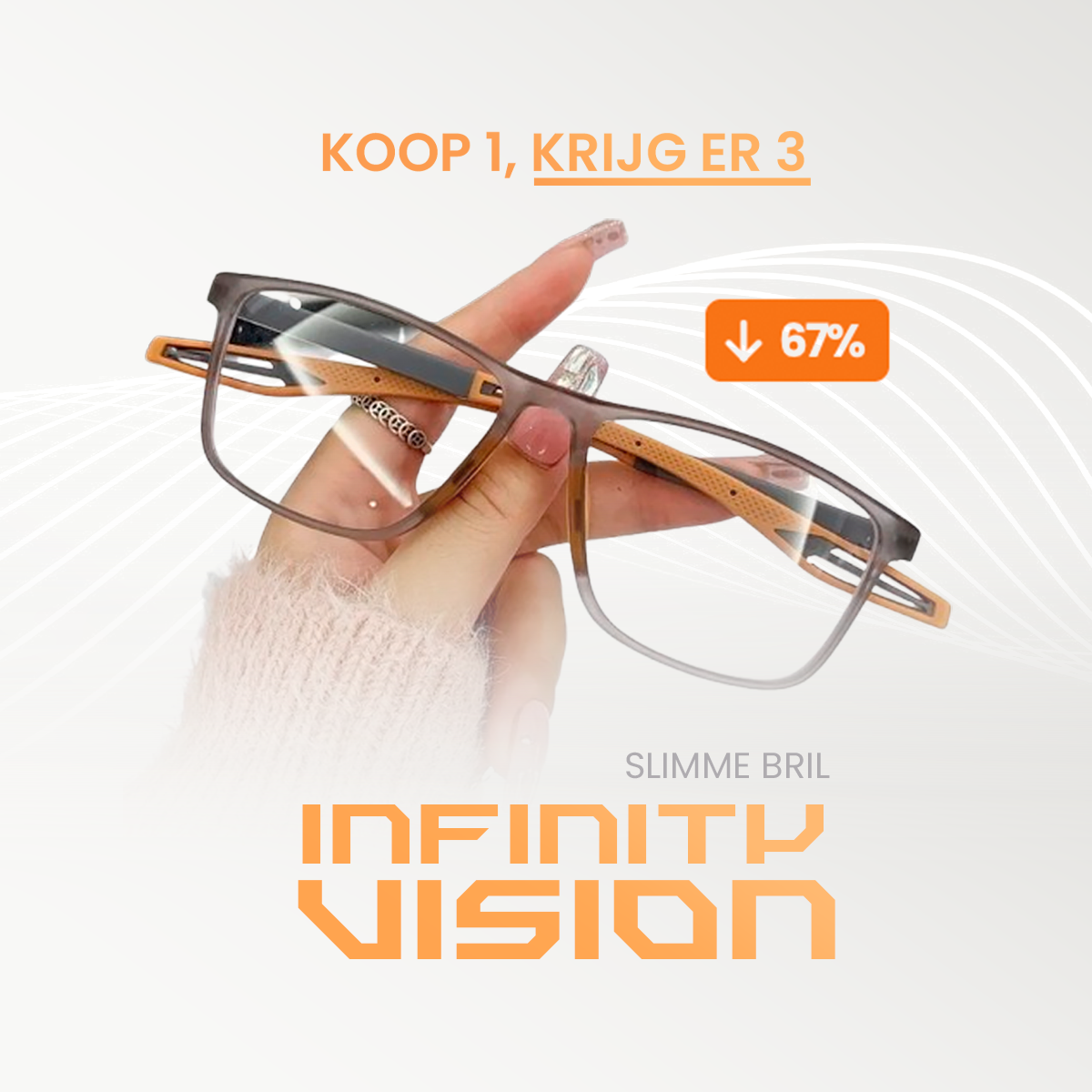Slimme bril Infinity Vision - [KOOP 1 KRIJG ER 3]